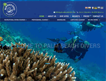 Tablet Screenshot of palmbeachdivers.com